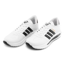 کفش اسپرت Adidas مردانه سفید بندی چرم مصنوعی مدل 46325