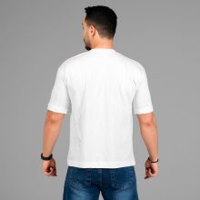 تیشرت نخ پنبه یقه گرد مردانه طرح دار مدل 47792