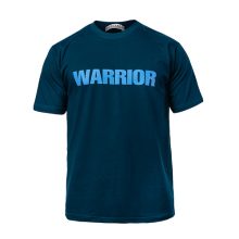 تیشرت Warrior یقه گرد مردانه سرمه ای نخ پنبه طرح دار مدل 47482