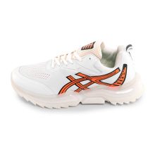 کفش اسپرت Asics مردانه سفید بندی مدل 44004