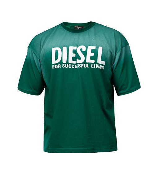 تیشرت Diesel یقه گرد مردانه ابر و بادی مدل 47617