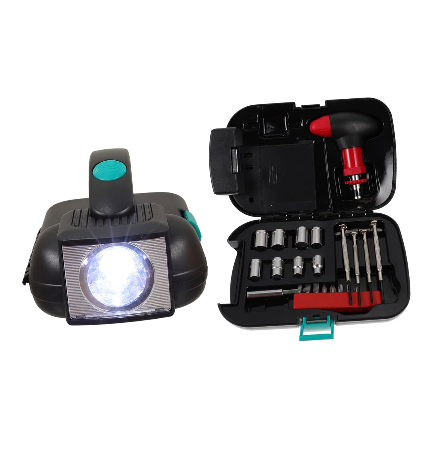 جعبه ابزار چراغ قوه دار BS TOOLS مدل 44845