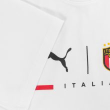 تیشرت لش Italia یقه گرد مردانه سفید طرح دار مدل 47105