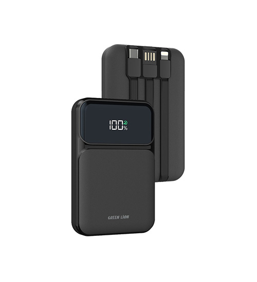 پاوربانک قابل حمل گرین لاین INTEGRATED GL-PB36 ظرفیت 10000 میلی آمپر ساعت مدل 46793