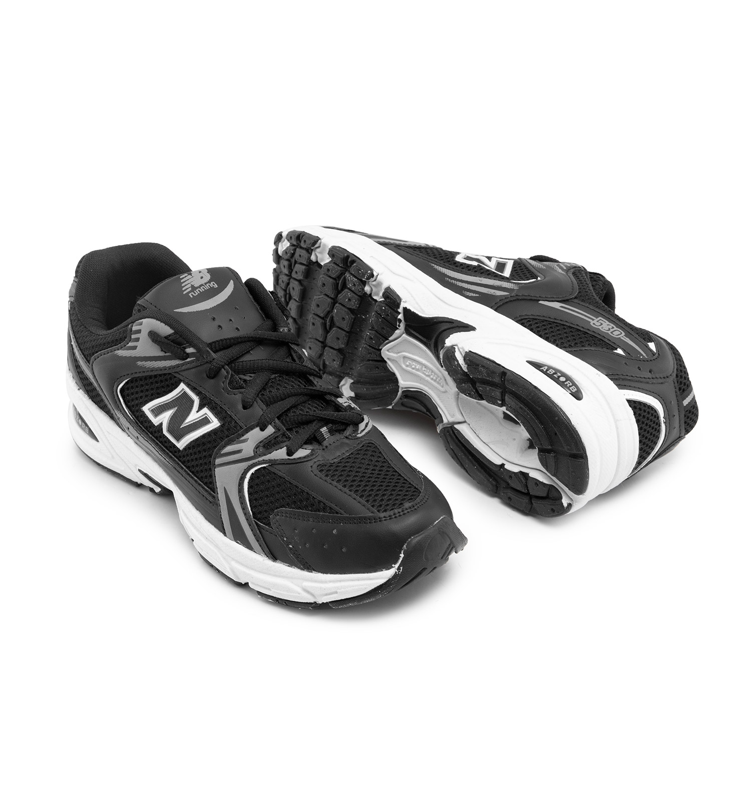 کفش اسپرت New Balance مردانه مشکی بندی مدل 46429