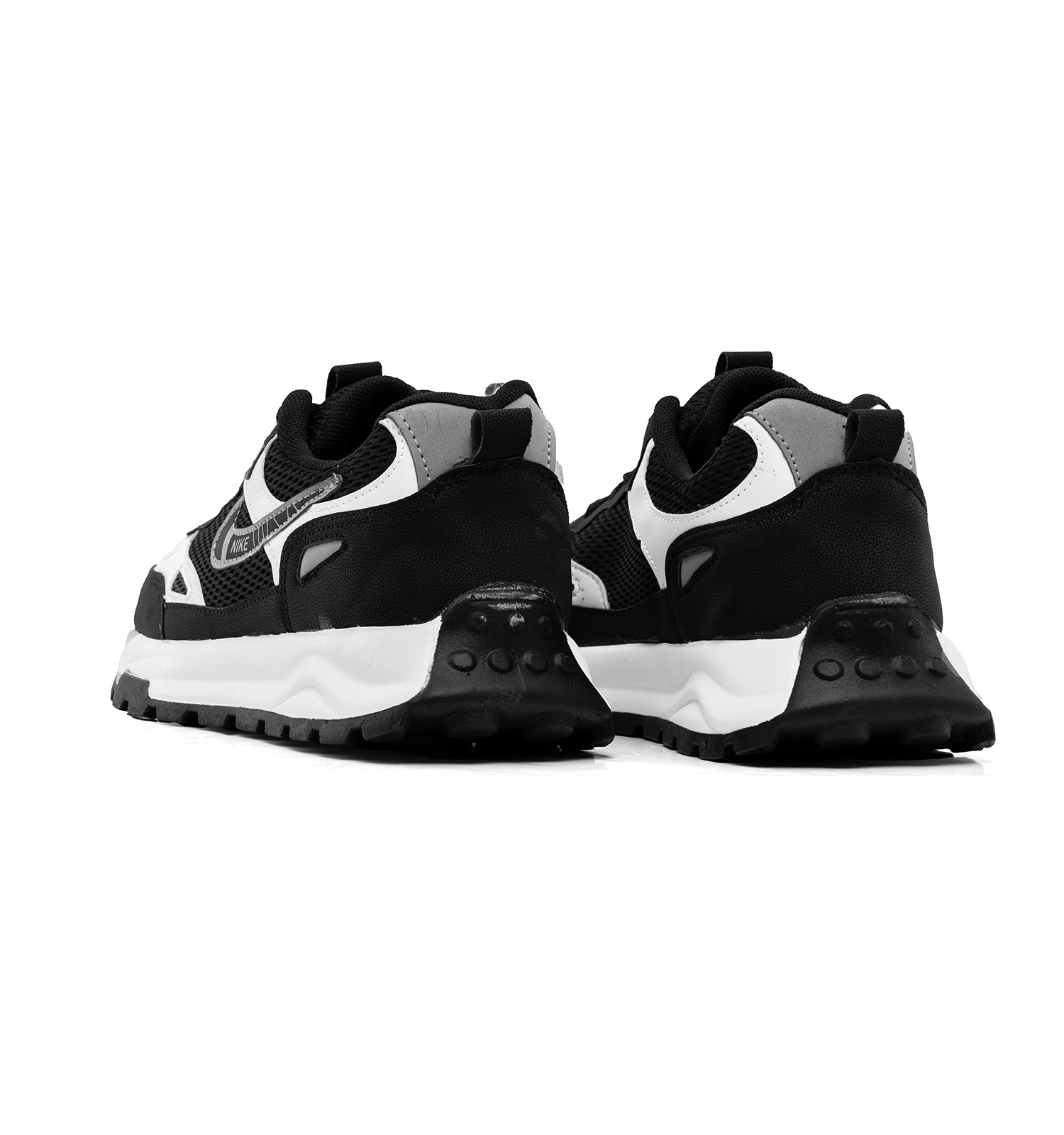 کفش اسپرت Nike مردانه مشکی سفید بندی مدل 47951