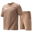ست تیشرت و شلوارک مردانه طرح دار Nike یقه گرد مدل 47710