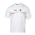 تیشرت لش Italia یقه گرد مردانه سفید طرح دار مدل 47105