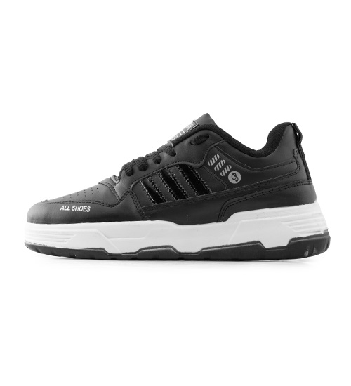 کفش اسپرت Adidas سه خط مردانه مشکی بندی مدل 47509