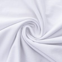 تیشرت یقه گرد مردانه سفید نخ پنبه طرح دار مدل 48055