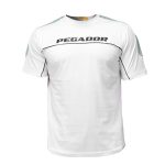تیشرت pegador یقه گرد مردانه سفید نخ پنبه طرح دار مدل 47577