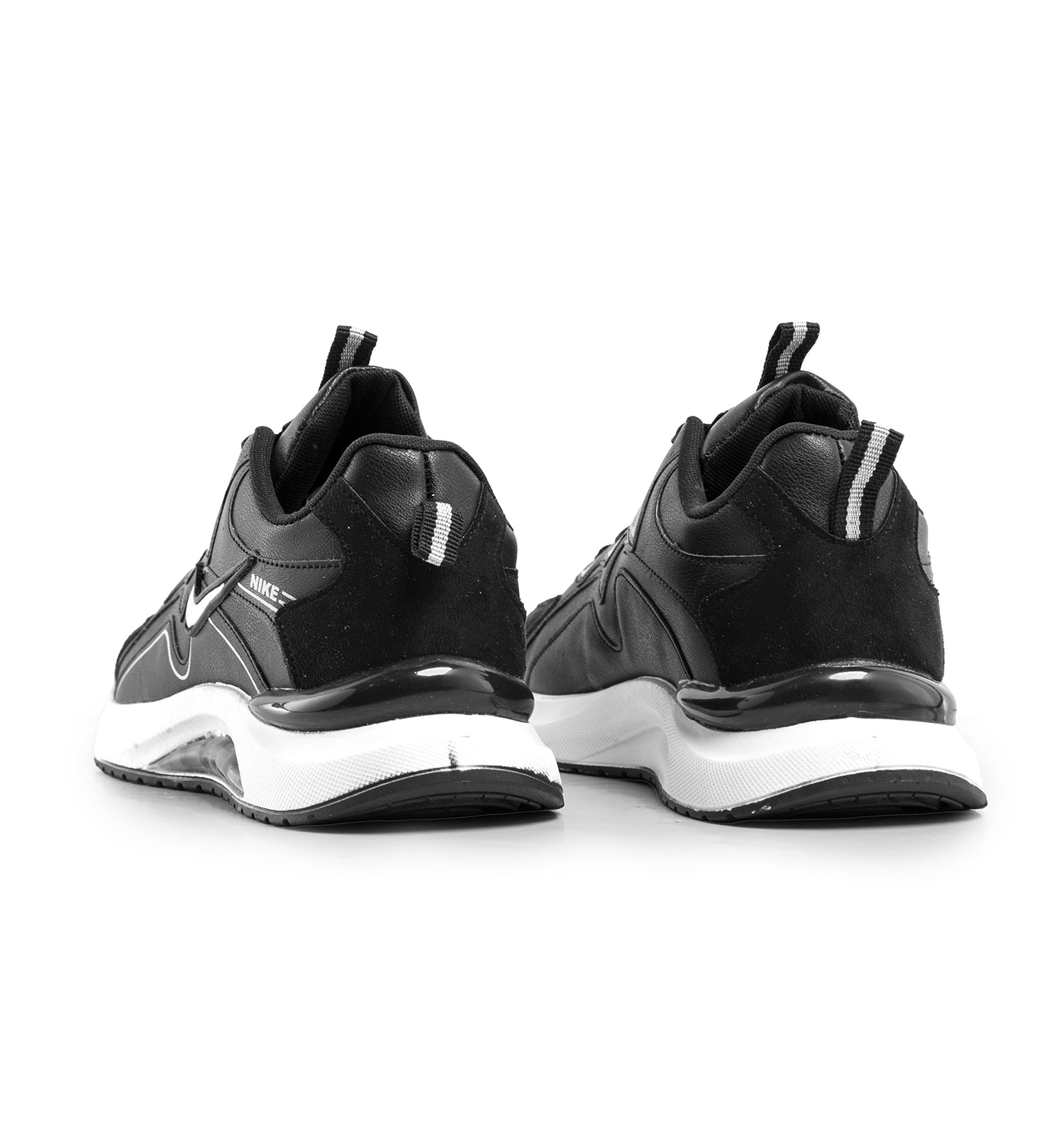 کفش اسپرت  Nike مردانه مشکی بندی چرم مصنوعی  مدل 42691