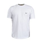 تیشرت Nike یقه گرد مردانه سفید نخ پنبه ساده مدل 48059