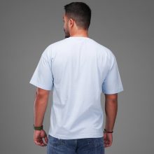 تیشرت یقه گرد مردانه نخ پنبه طرح دار مدل 48179