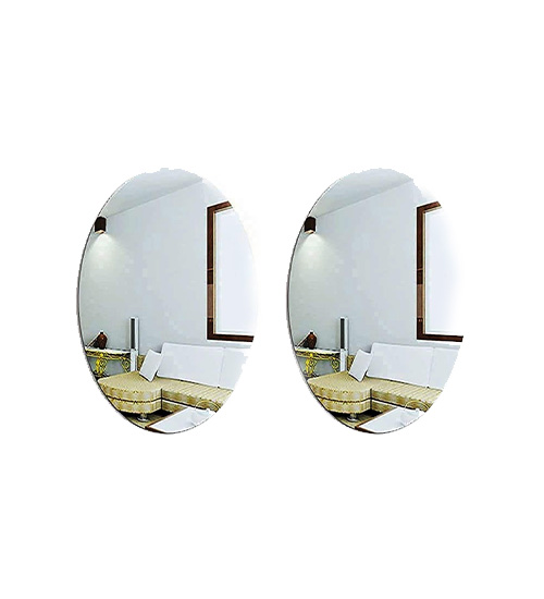 پک دوتایی آینه نشکن بیضی سایز 25×40 مدل 44737
