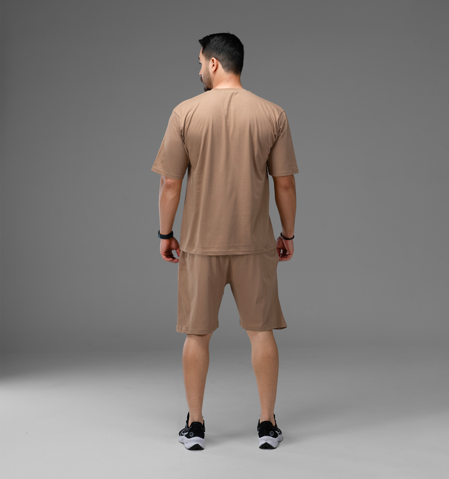 ست تیشرت و شلوارک مردانه طرح دار Nike یقه گرد مدل 47710