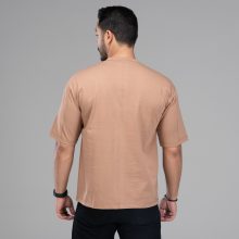 تیشرت یقه گرد مردانه نخ پنبه طرح دار مدل 47998
