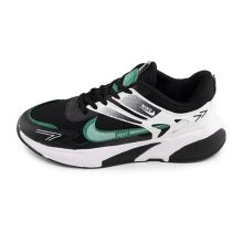 کفش اسپرت Nike مردانه مشکی بندی چرم مصنوعی مدل 46331