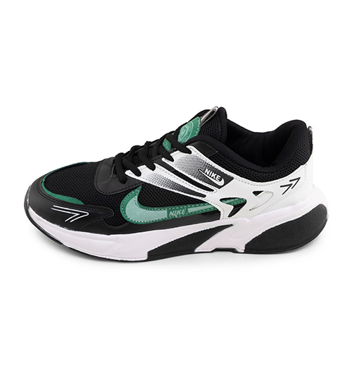 کفش اسپرت Nike مردانه مشکی بندی چرم مصنوعی مدل 46331