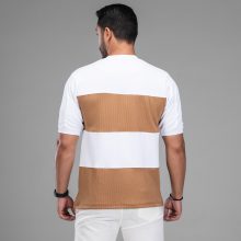 تیشرت یقه گرد مردانه نخ پنبه رینگی مدل 48035
