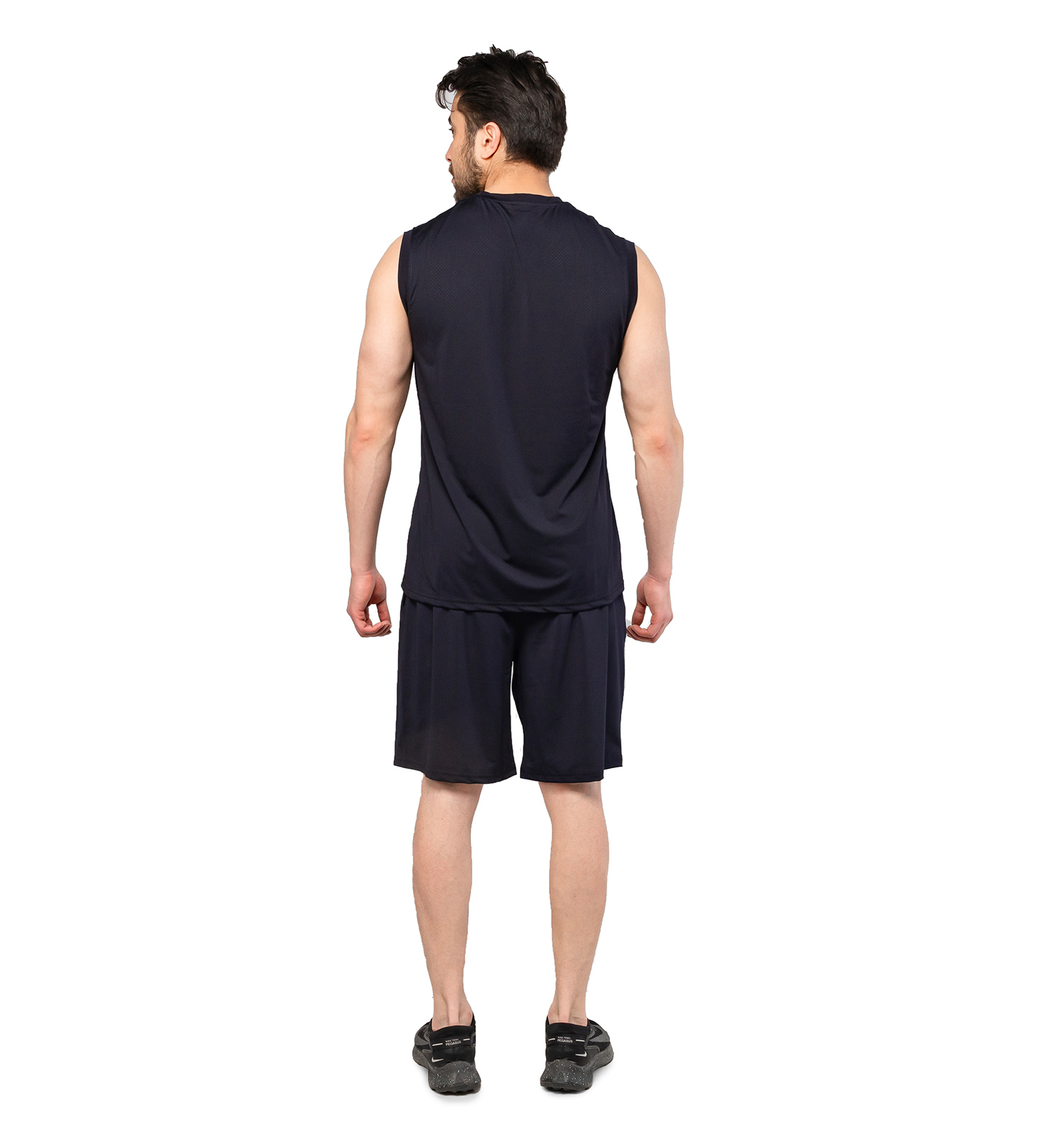 ست رکابی و شلوارک یقه گرد مردانه Adidas مدل  47217