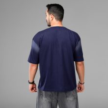 تیشرت Diesel یقه گرد مردانه سرمه ای ابر و بادی مدل 47616
