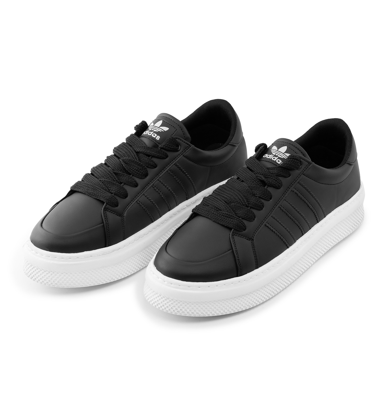 کفش اسپرت Adidas مردانه مشکی بندی مدل 47697