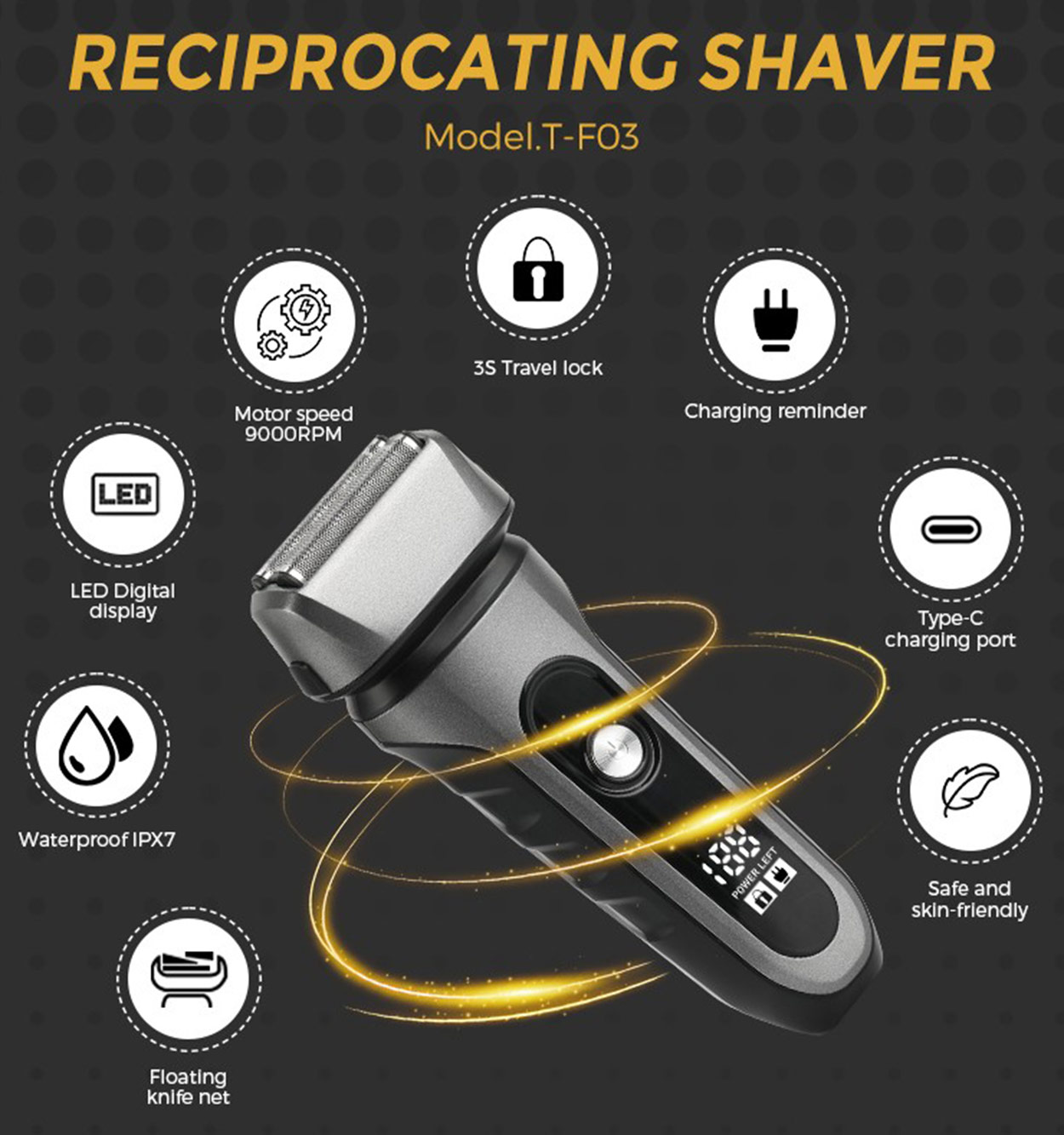 ماشین اصلاح گرین لاین Green Lion Ultra Glide Men’s Shaver مدل 46798