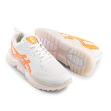 کفش اسپرت Asics مردانه سفید بندی مدل 44005