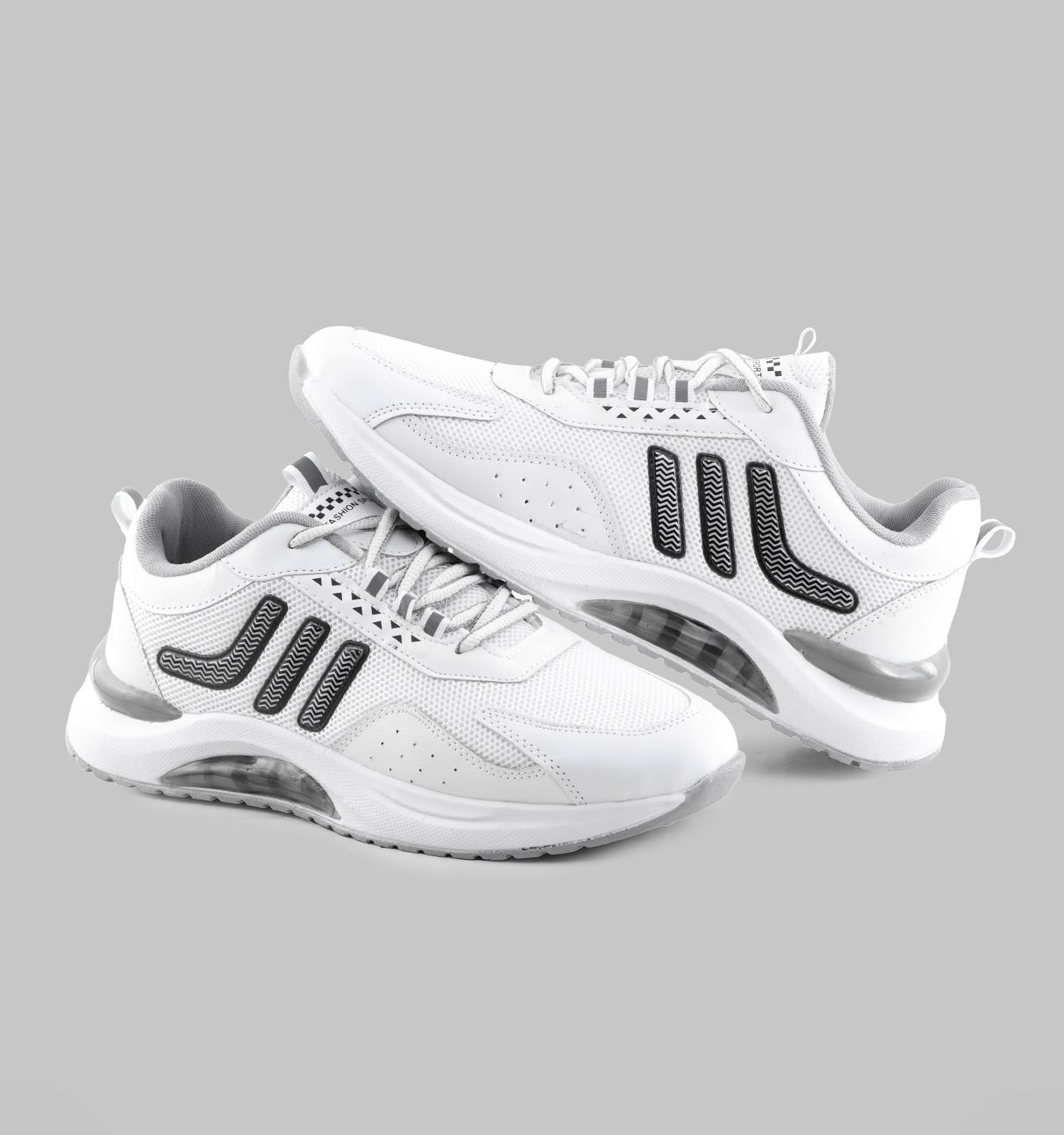 کفش اسپرت Adidas مردانه سفید بندی مدل 48094