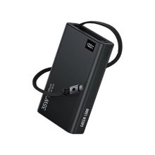 پاوربانک قابل حمل گرین لاین Green Lion Retractable Power Bank 35W 10000mAh ساعت مدل 47227