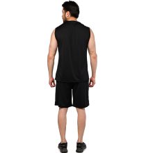 ست رکابی و شلوارک یقه گرد مردانه Nike مشکی مدل 47218