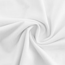 تیشرت یقه گرد مردانه سفید نخ پنبه طرح دار مدل 48053