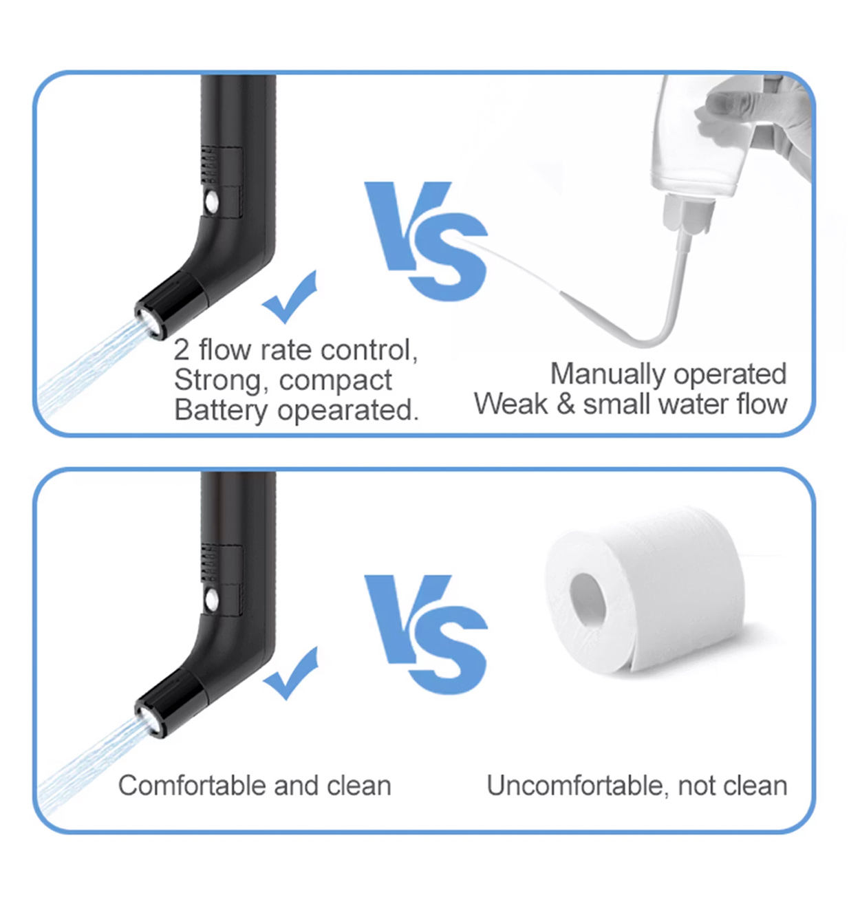 بیده و  دوش شارژی گرین لاین Green Compact Bidet Spray For Travel مدل 47818