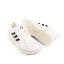 کفش اسپرت Adidas  مردانه سفید بندی مدل 44002