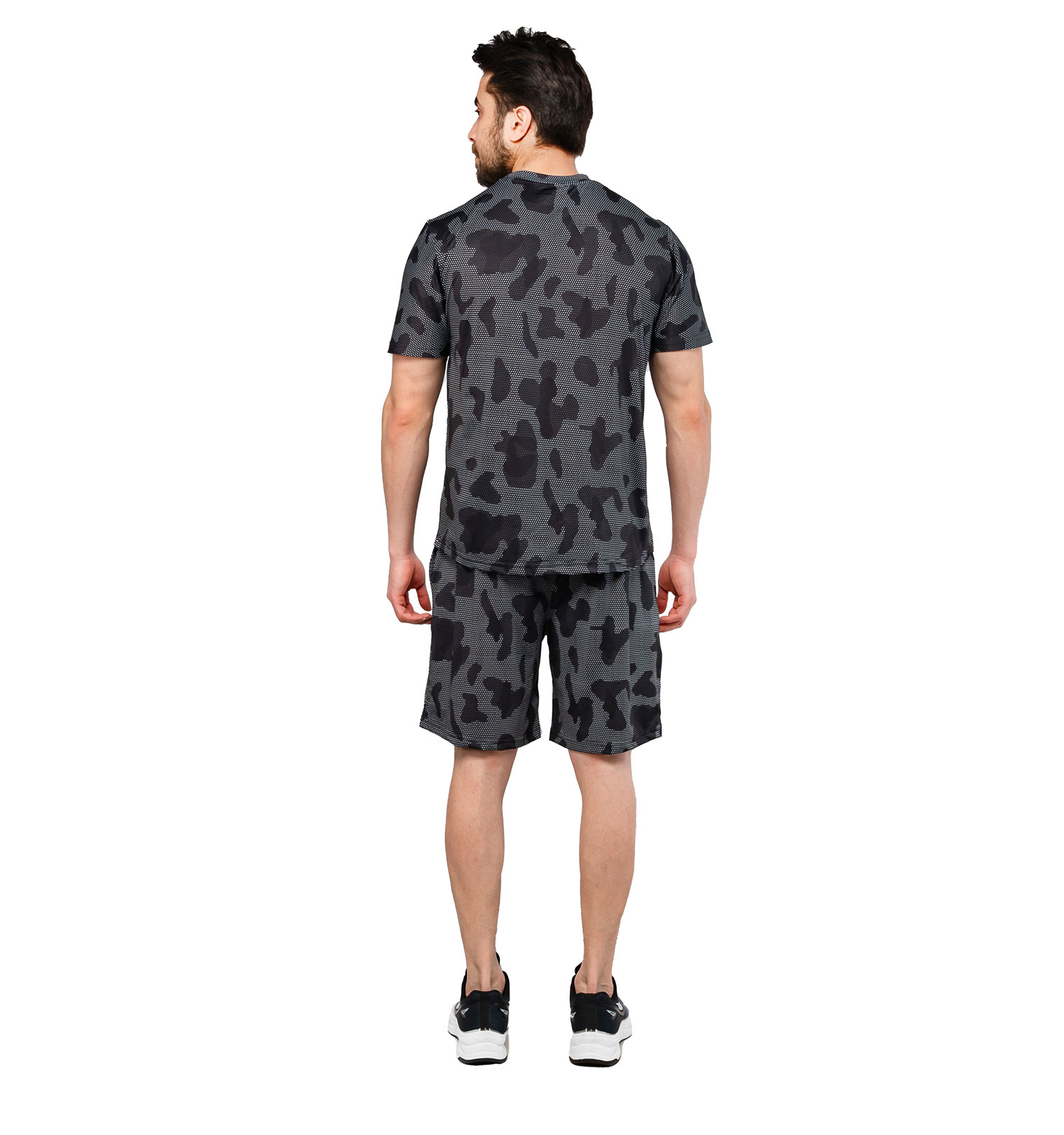 ست تیشرت و شلوارک مردانه سوزنی طرح دار Nike یقه گرد مدل 47199