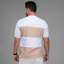 تیشرت یقه گرد مردانه نخ پنبه رینگی مدل 48034