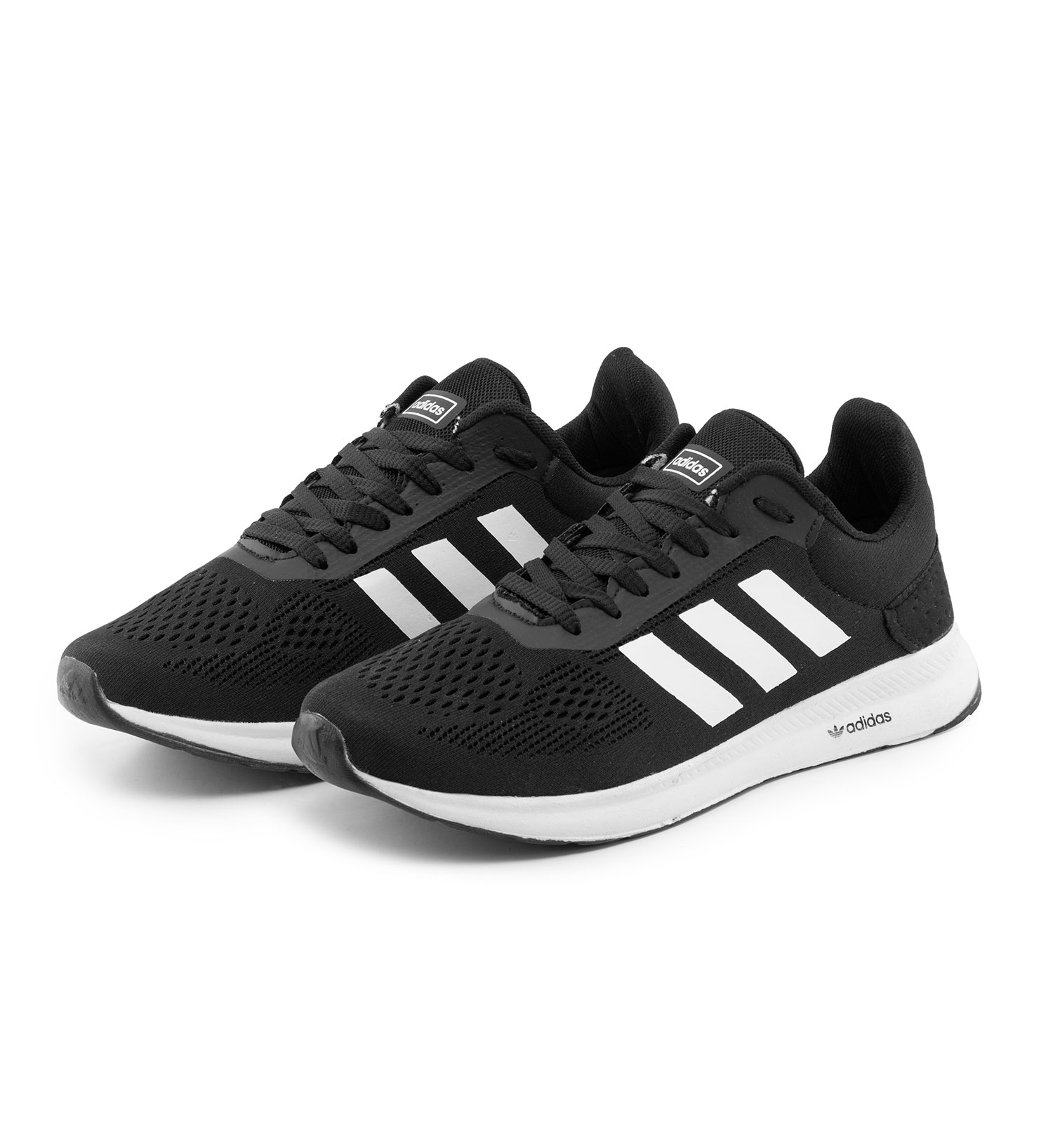 کفش اسپرت Adidas Falcon مردانه مشکی بندی مدل 48044