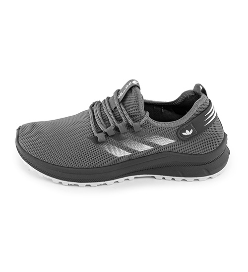 کفش اسپرت Adidas مردانه طوسی بندی مدل 42542