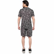 ست تیشرت و شلوارک مردانه سوزنی طرح دار Nike یقه گرد مدل 47200