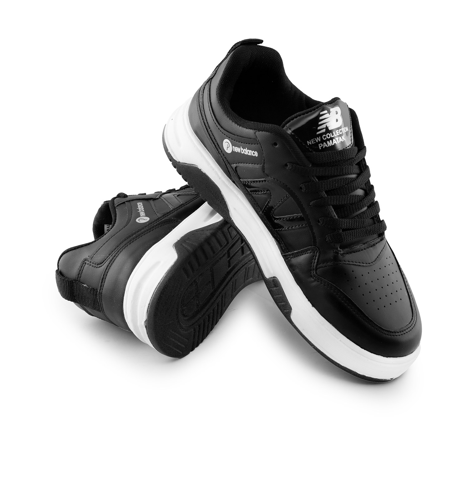 کفش اسپرت New Balance مردانه مشکی بندی مدل 47715