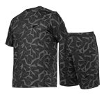 ست تیشرت و شلوارک مردانه سوزنی طرح دار Nike یقه گرد مدل 47203