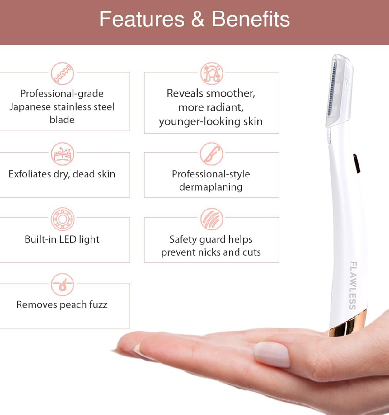 موزن Flawless فلالس درماپلن مدل 46498