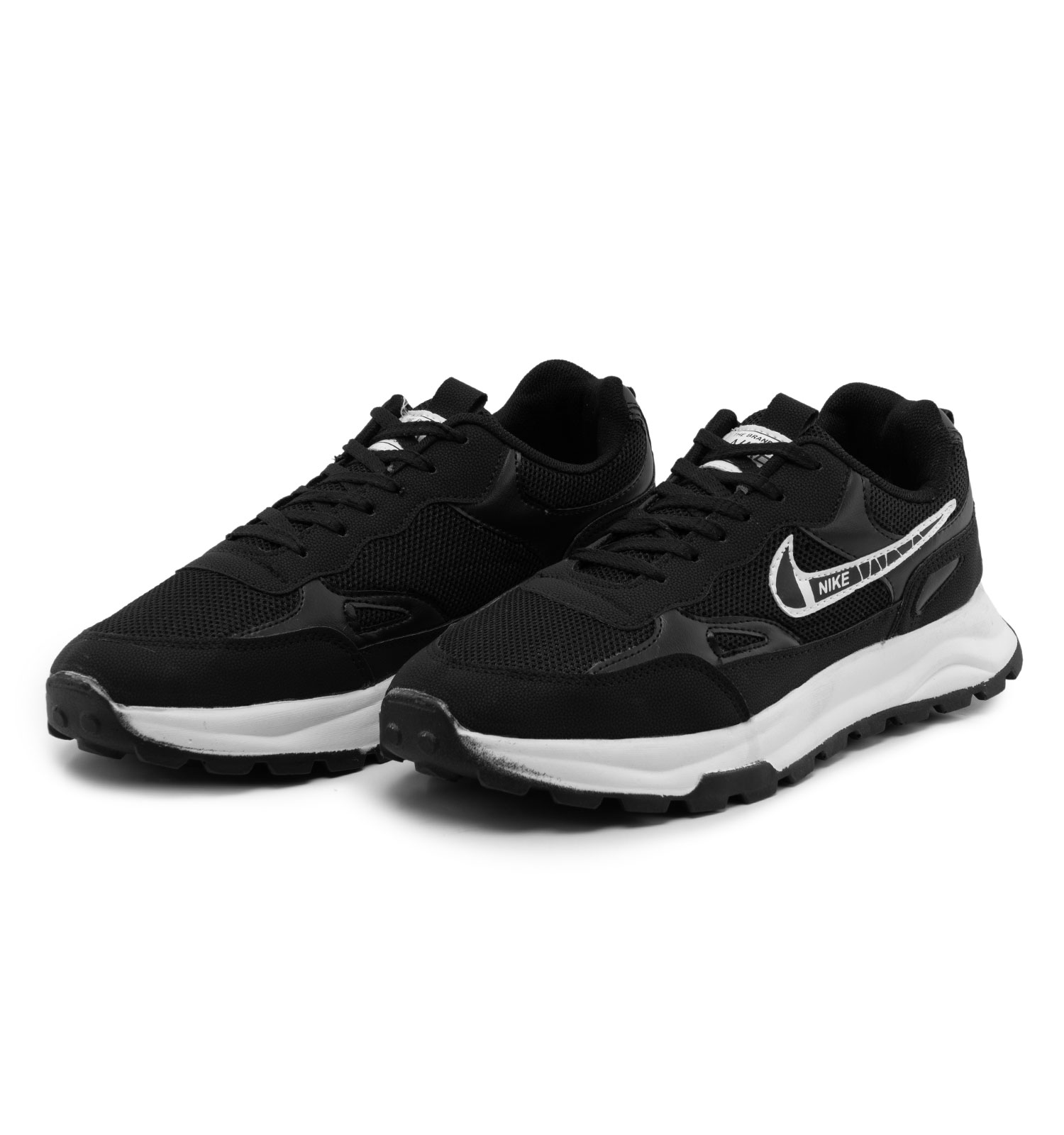 کفش اسپرت Nike مردانه مشکی بندی مدل 48066