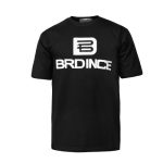 تیشرت Brdince یقه گرد مردانه مشکی نخ پنبه طرح دار مدل 47485