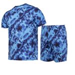 ست تیشرت و شلوارک مردانه سوزنی طرح دار Nike یقه گرد مدل 47205