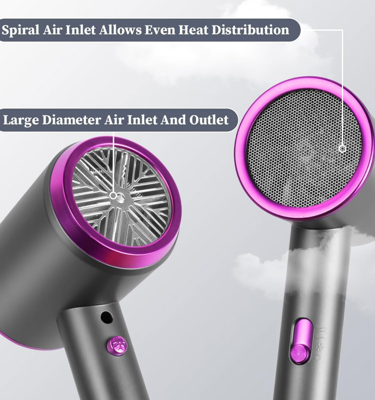 سشوار مسافرتی طرح Dyson Supersonic مدل 48014
