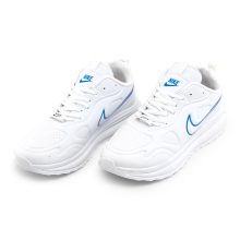 کفش اسپرت Nike مردانه سفید بندی چرم مصنوعی مدل 46351