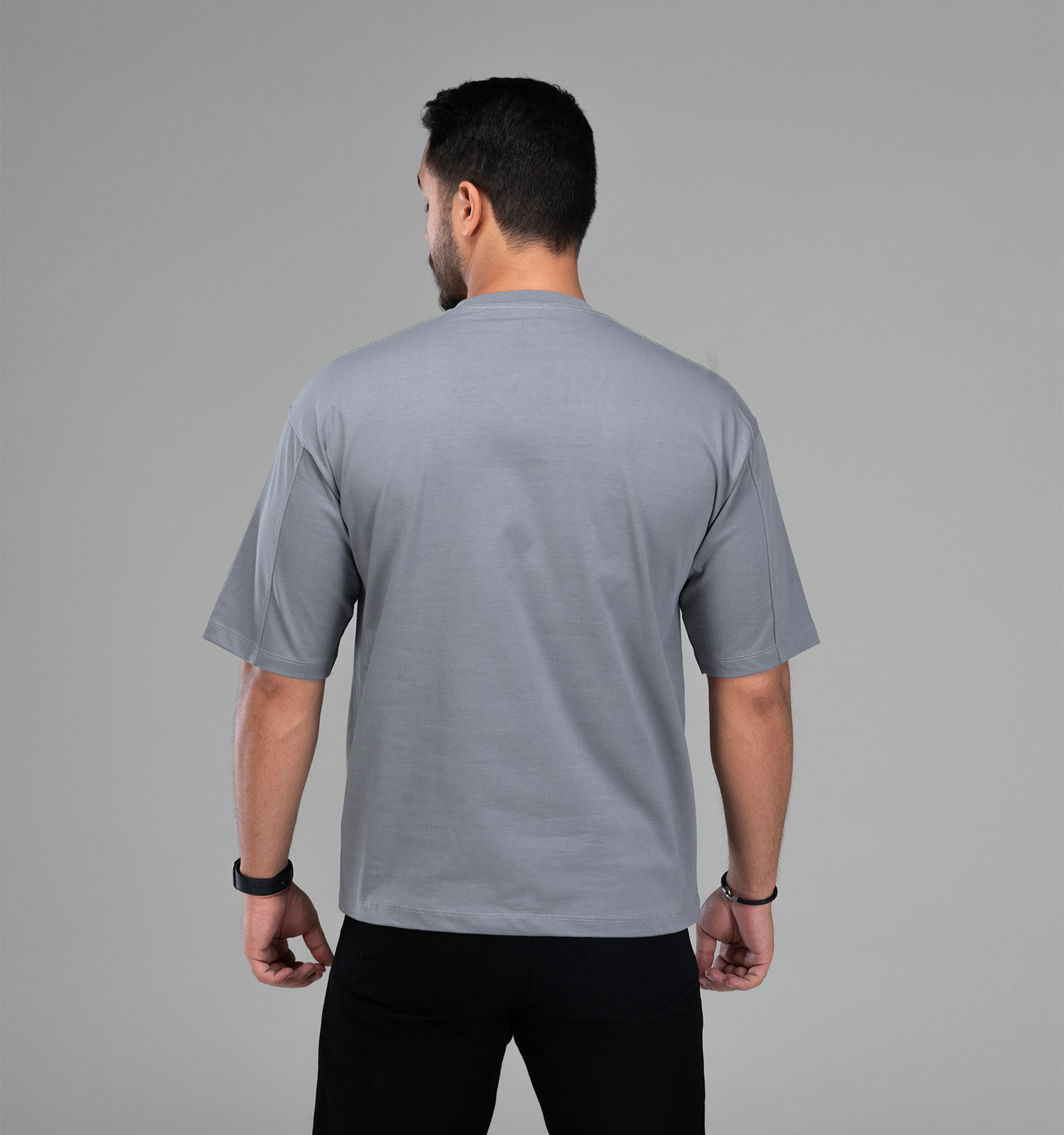 تیشرت یقه گرد مردانه نخ پنبه طرح دار مدل 47997